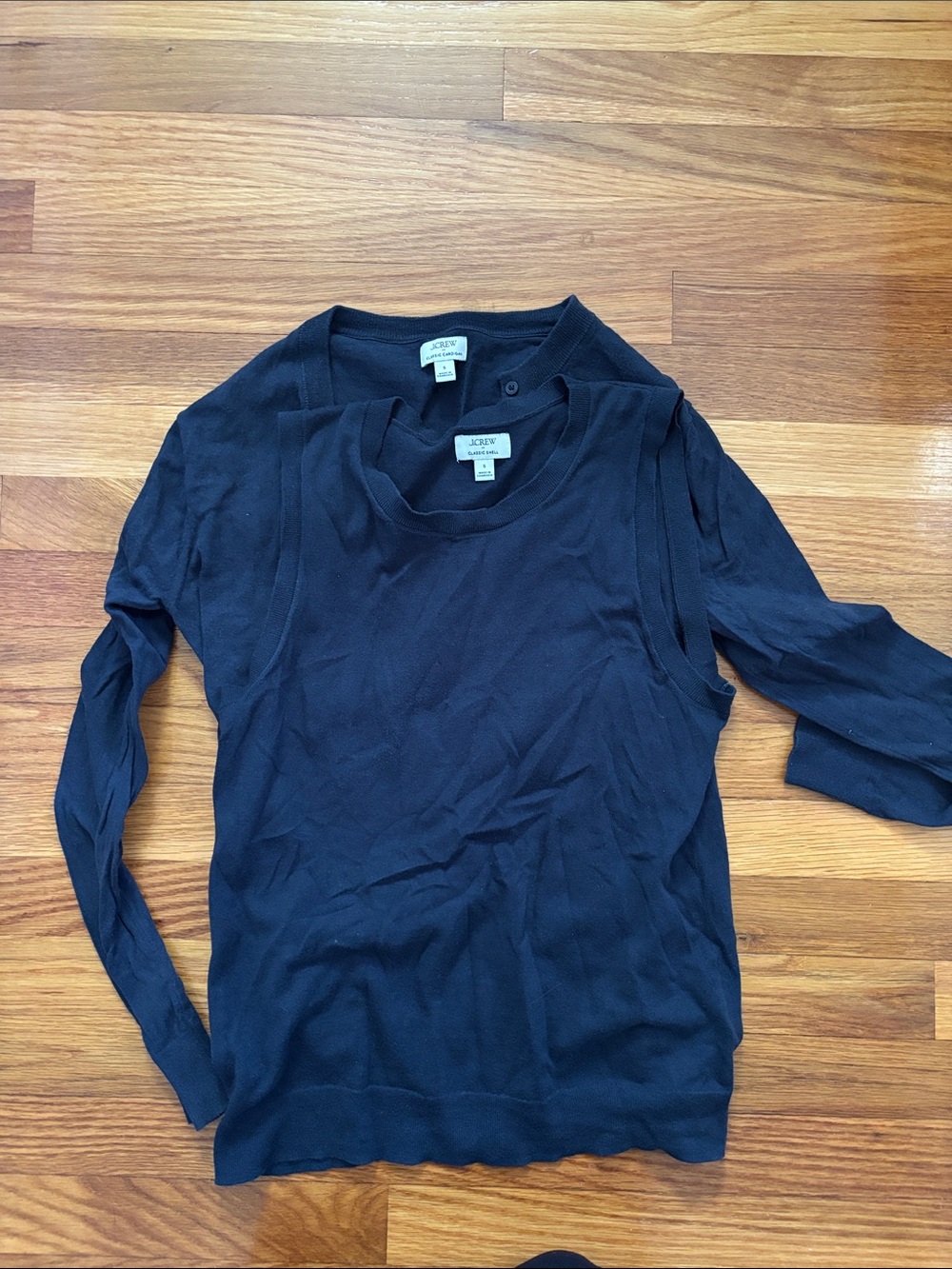 J. Crew Dark Navy Crewneck Sweater